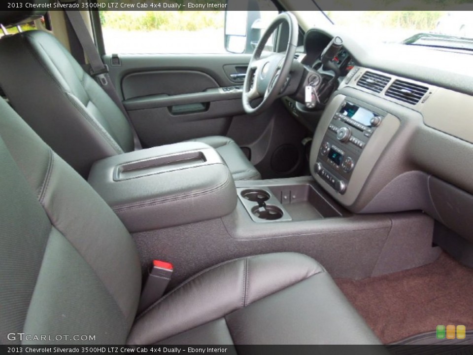 Ebony Interior Photo for the 2013 Chevrolet Silverado 3500HD LTZ Crew Cab 4x4 Dually #71672815