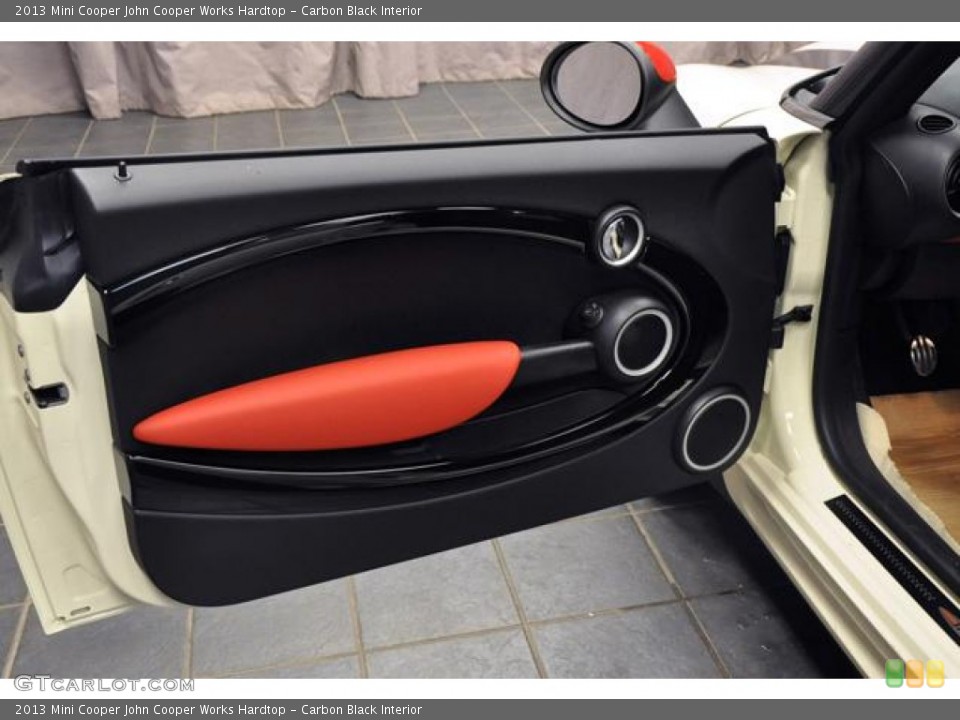 Carbon Black Interior Door Panel for the 2013 Mini Cooper John Cooper Works Hardtop #71674342