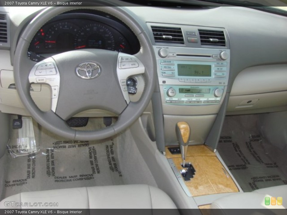 Bisque Interior Dashboard for the 2007 Toyota Camry XLE V6 #71674915
