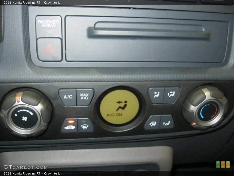 Gray Interior Controls for the 2011 Honda Ridgeline RT #71678023
