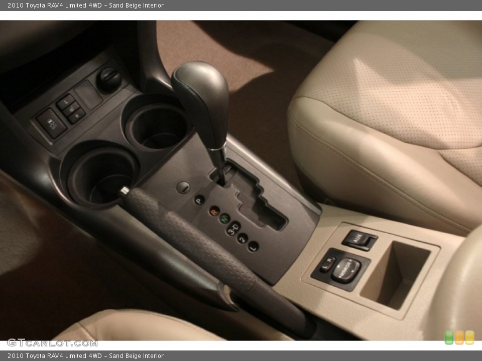 Sand Beige Interior Transmission for the 2010 Toyota RAV4 Limited 4WD #71679133