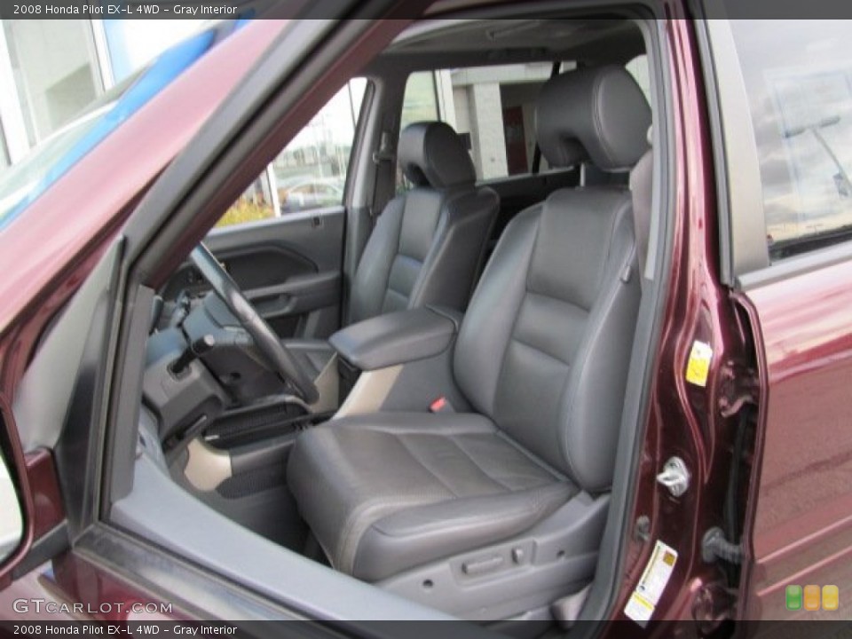 Gray Interior Photo for the 2008 Honda Pilot EX-L 4WD #71679445