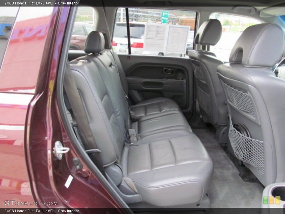 Gray Interior Photo for the 2008 Honda Pilot EX-L 4WD #71679460