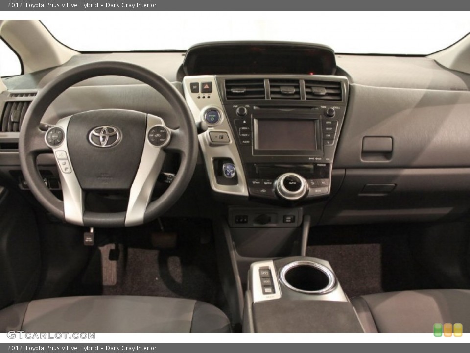Dark Gray Interior Dashboard for the 2012 Toyota Prius v Five Hybrid #71679895