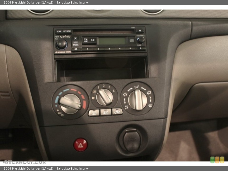 Sandblast Beige Interior Controls for the 2004 Mitsubishi Outlander XLS AWD #71680195