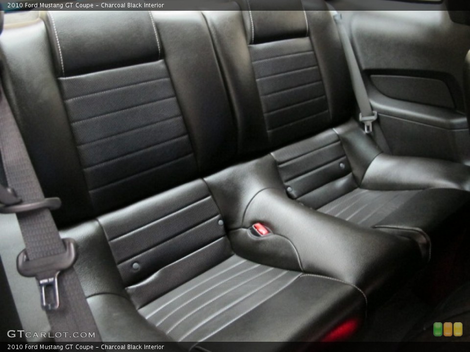 Charcoal Black Interior Rear Seat for the 2010 Ford Mustang GT Coupe #71681002