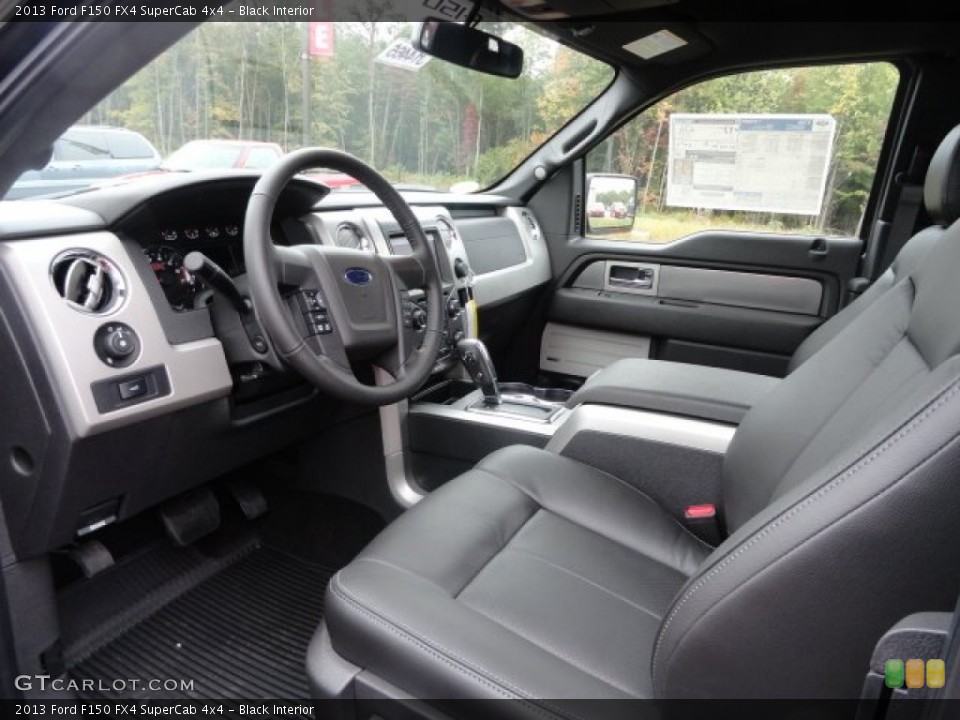 Black Interior Photo for the 2013 Ford F150 FX4 SuperCab 4x4 #71681515