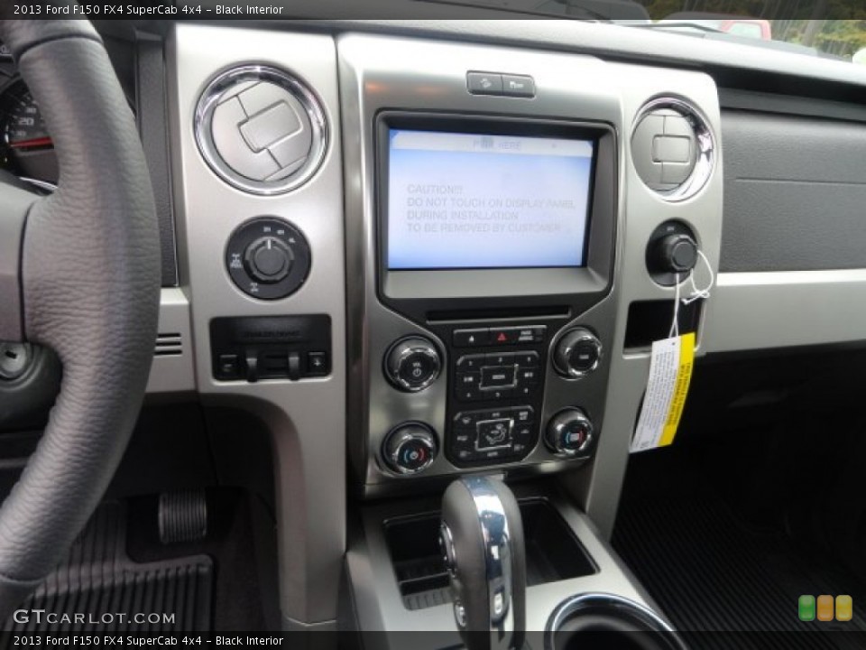 Black Interior Controls for the 2013 Ford F150 FX4 SuperCab 4x4 #71681527