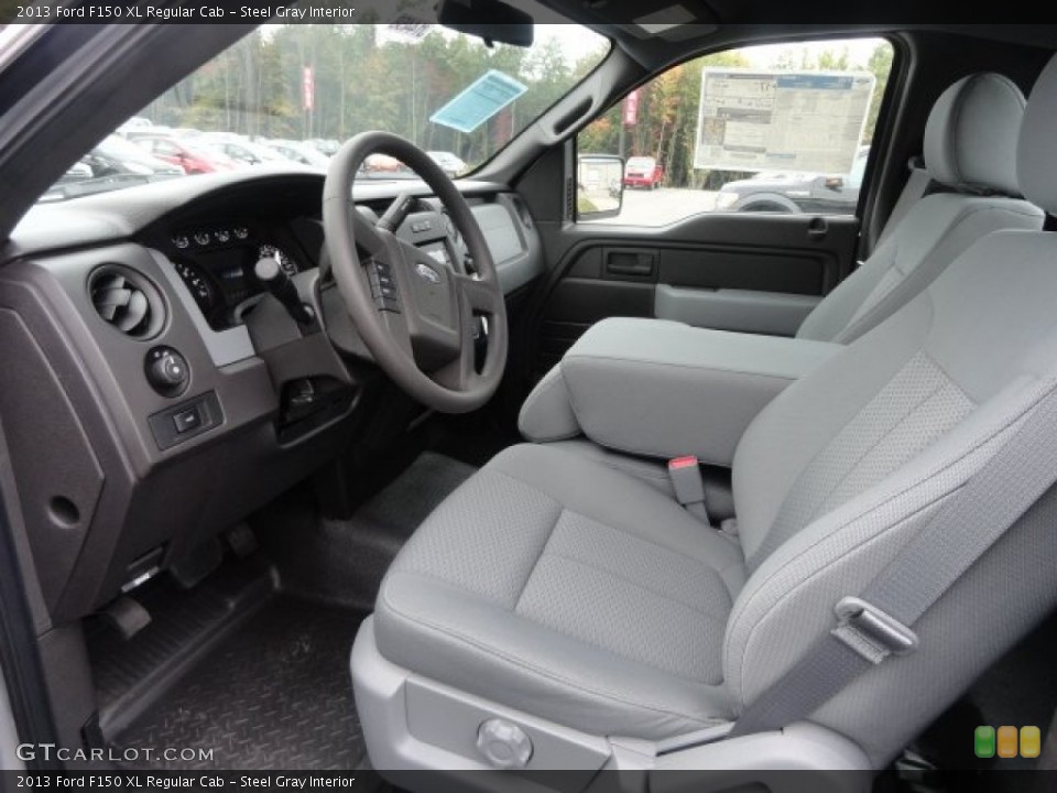 Steel Gray Interior Photo for the 2013 Ford F150 XL Regular Cab #71681776