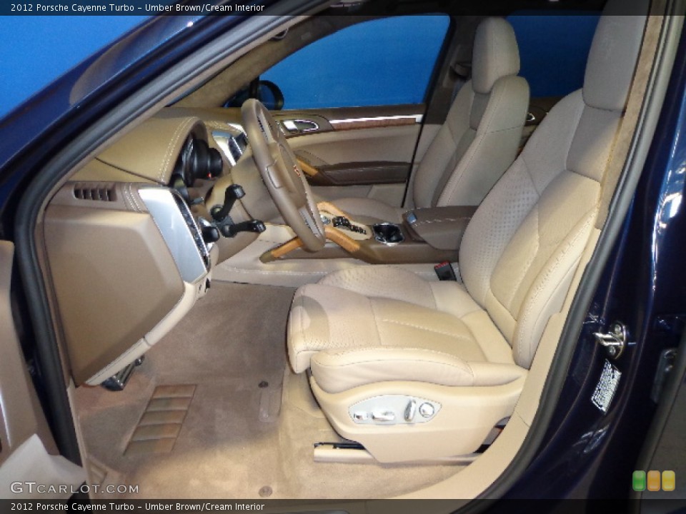 Umber Brown/Cream Interior Photo for the 2012 Porsche Cayenne Turbo #71681950