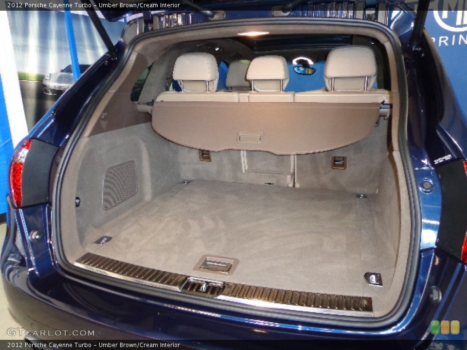 Umber Brown/Cream Interior Trunk for the 2012 Porsche Cayenne Turbo #71682010