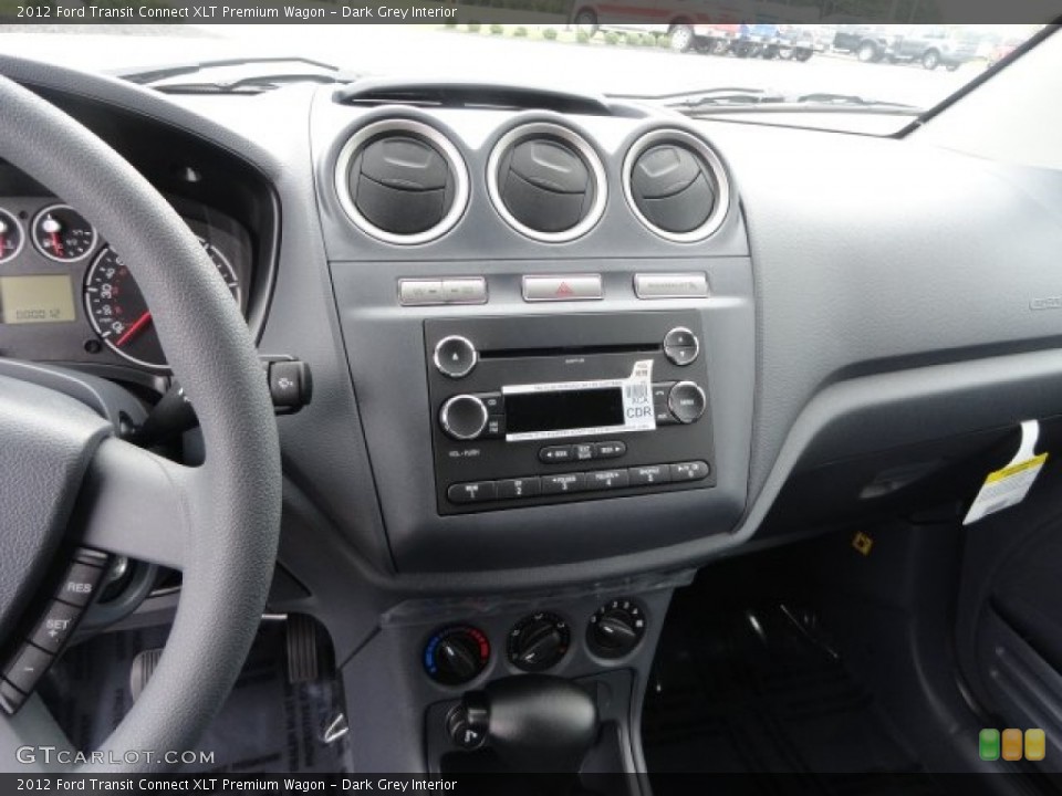 Dark Grey Interior Controls for the 2012 Ford Transit Connect XLT Premium Wagon #71682025