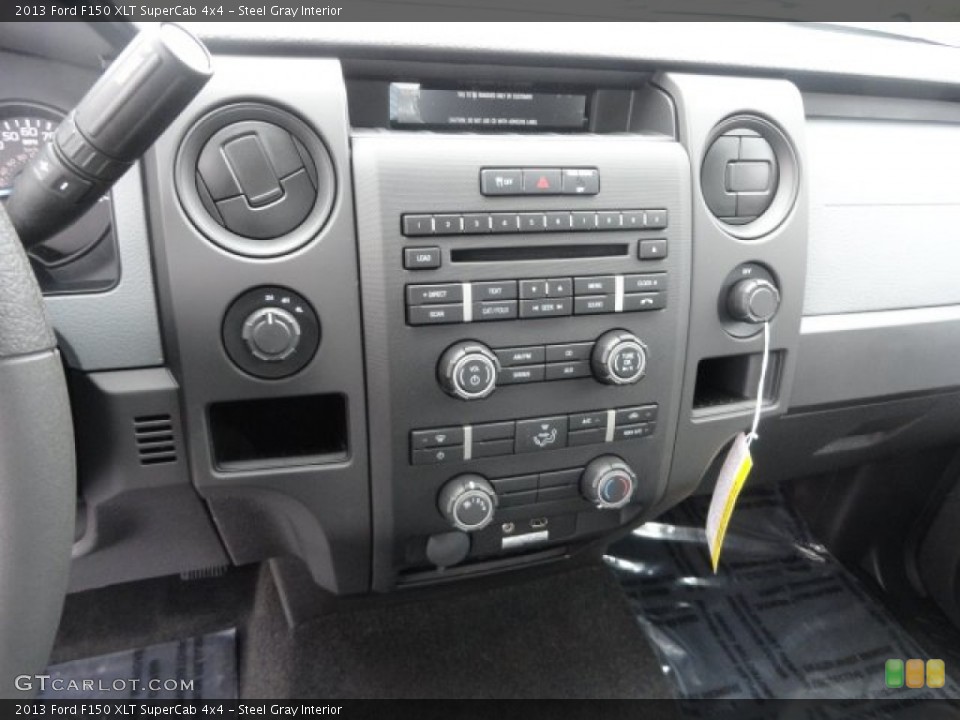 Steel Gray Interior Controls for the 2013 Ford F150 XLT SuperCab 4x4 #71682064