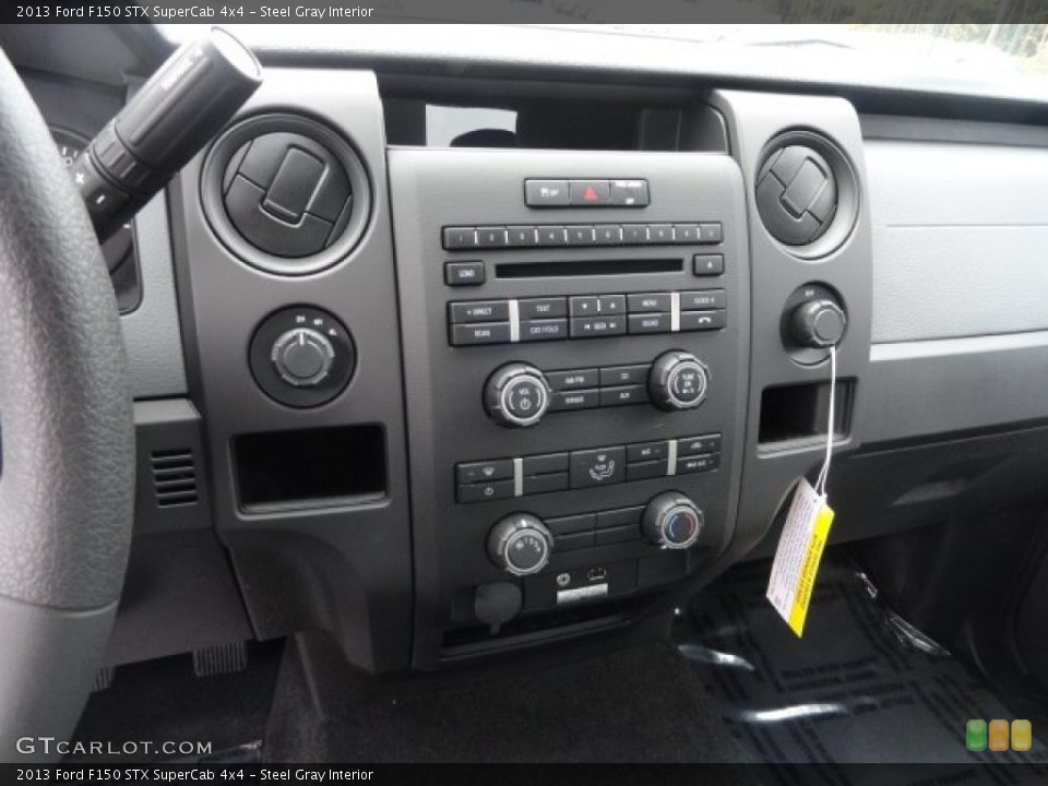 Steel Gray Interior Controls for the 2013 Ford F150 STX SuperCab 4x4 #71682232