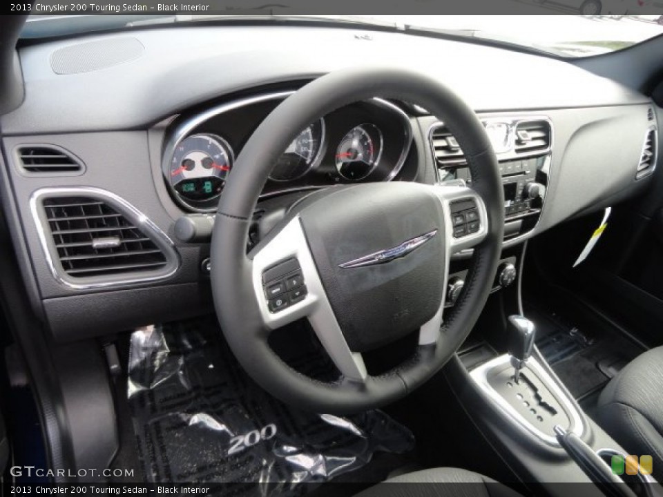 Black Interior Dashboard for the 2013 Chrysler 200 Touring Sedan #71682640
