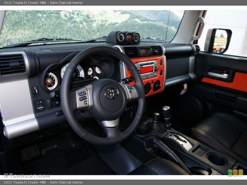 Dark Charcoal Interior Dashboard for the 2013 Toyota FJ Cruiser 4WD #71684944