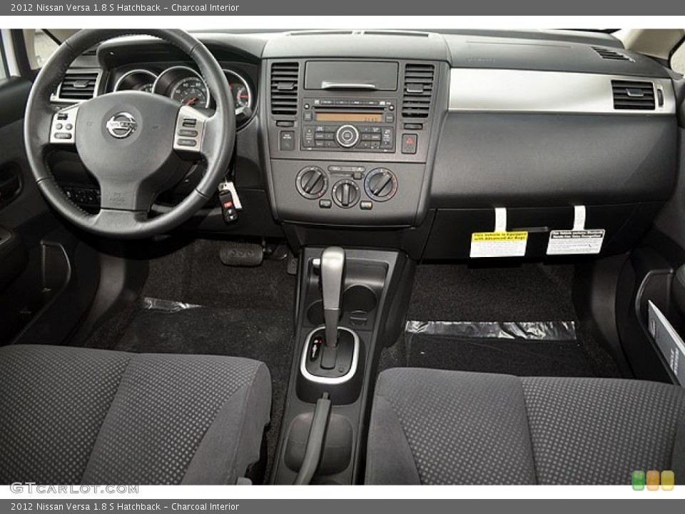 Charcoal Interior Dashboard for the 2012 Nissan Versa 1.8 S Hatchback #71690014
