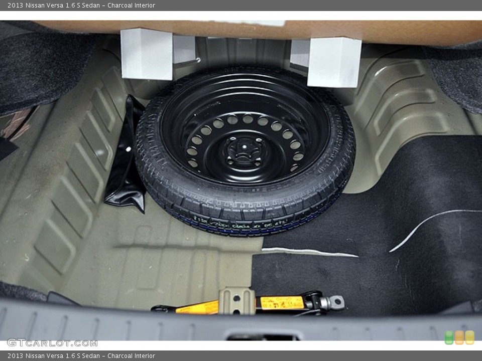 Charcoal Interior Trunk for the 2013 Nissan Versa 1.6 S Sedan #71690137