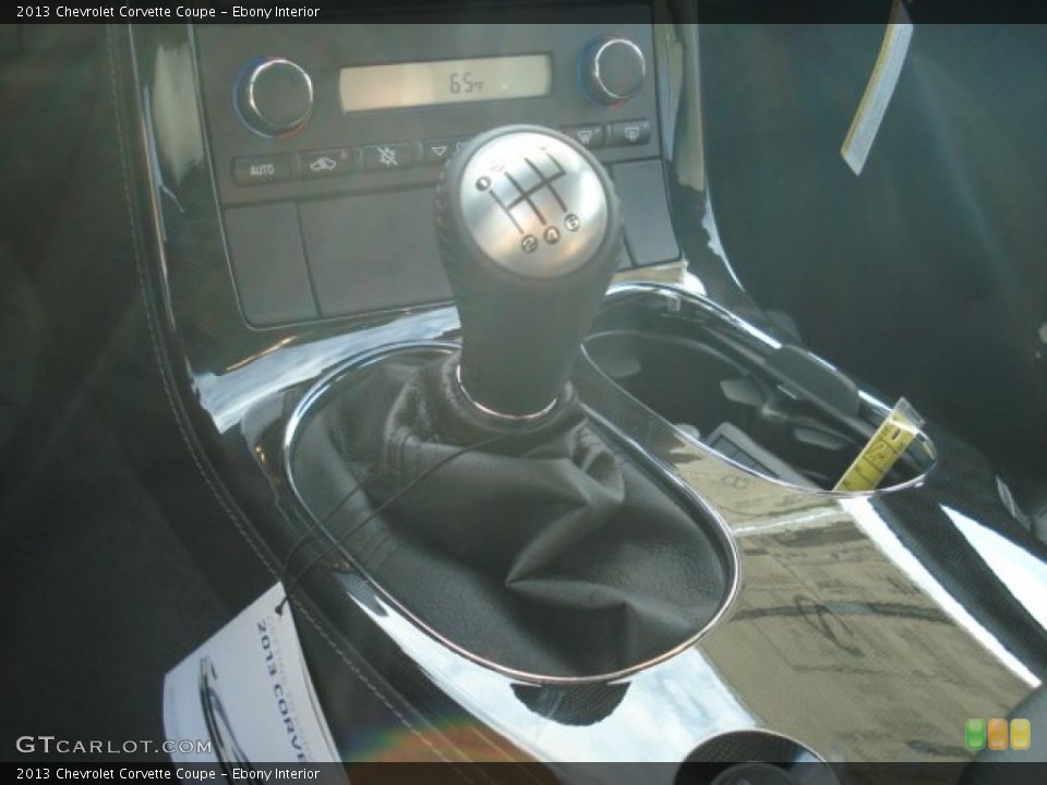 Ebony Interior Transmission for the 2013 Chevrolet Corvette Coupe #71690425