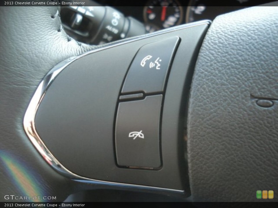 Ebony Interior Controls for the 2013 Chevrolet Corvette Coupe #71690443