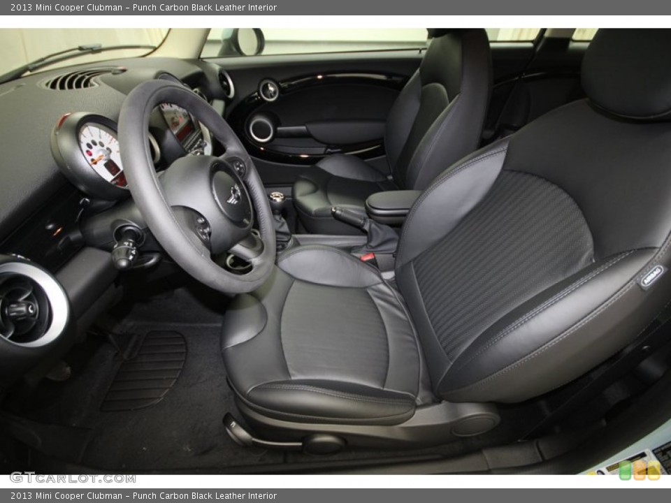 Punch Carbon Black Leather Interior Photo for the 2013 Mini Cooper Clubman #71692009