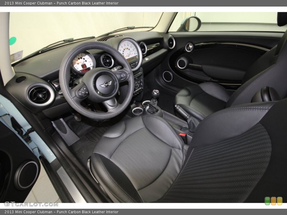 Punch Carbon Black Leather Interior Photo for the 2013 Mini Cooper Clubman #71692084