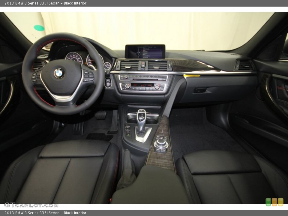 Black Interior Dashboard for the 2013 BMW 3 Series 335i Sedan #71692243