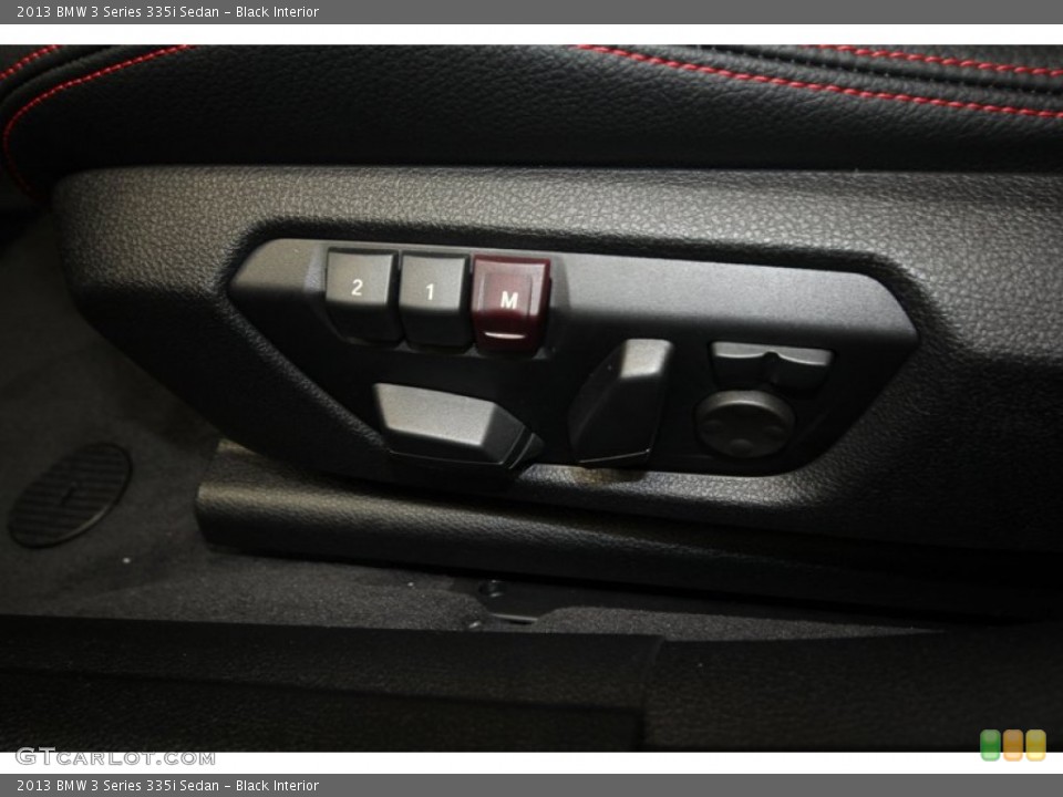 Black Interior Controls for the 2013 BMW 3 Series 335i Sedan #71692342