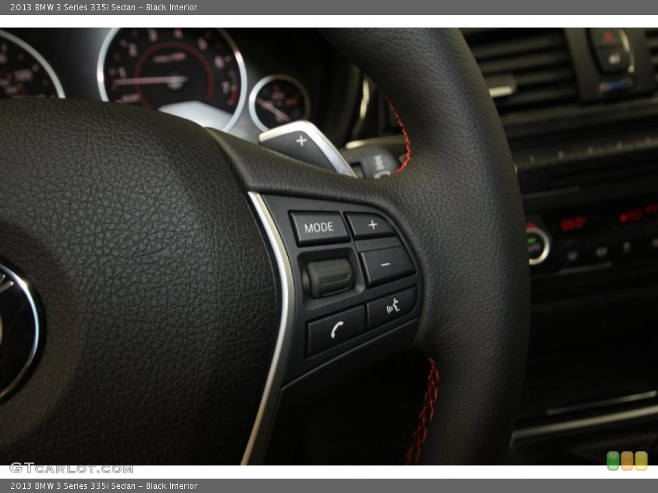 Black Interior Controls for the 2013 BMW 3 Series 335i Sedan #71692396