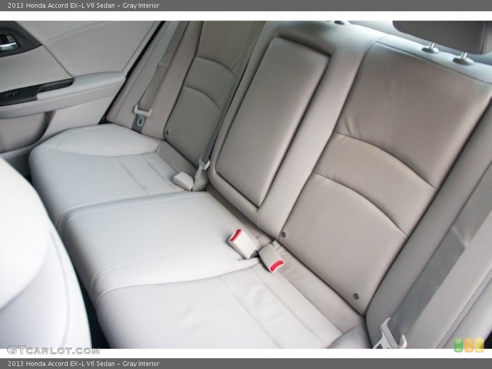 Gray Interior Rear Seat for the 2013 Honda Accord EX-L V6 Sedan #71693015