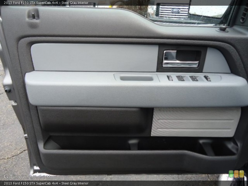 Steel Gray Interior Door Panel for the 2013 Ford F150 STX SuperCab 4x4 #71698483