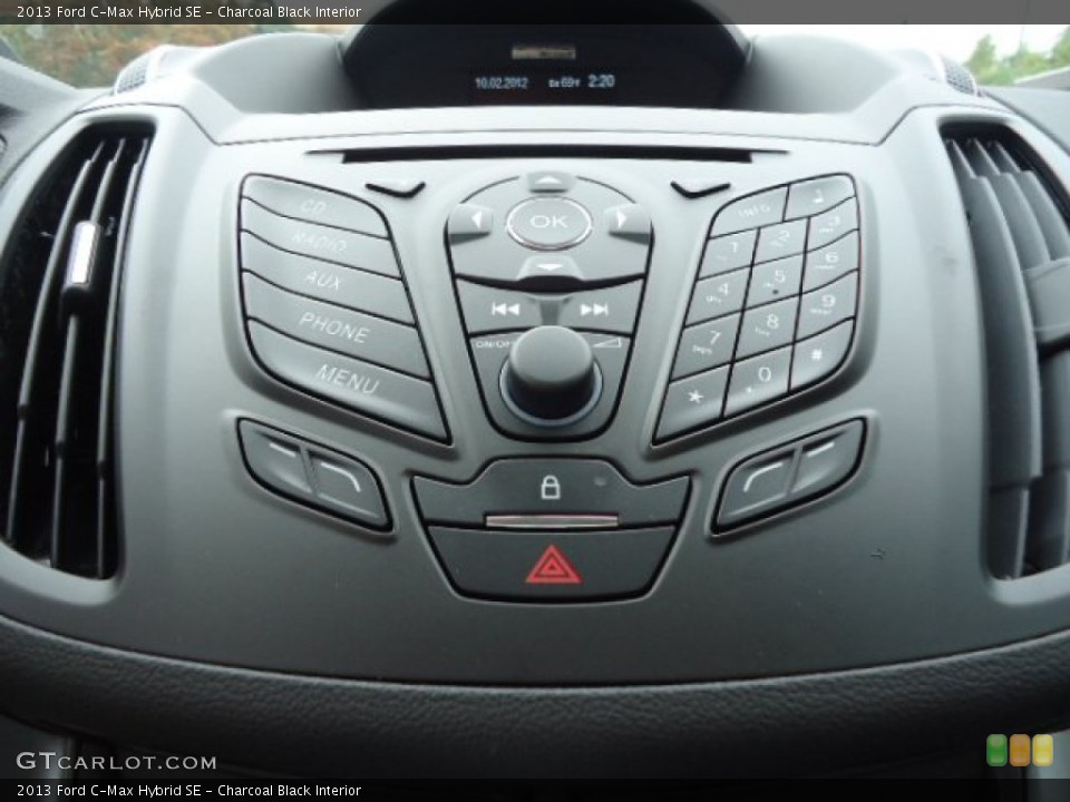 Charcoal Black Interior Controls for the 2013 Ford C-Max Hybrid SE #71698759