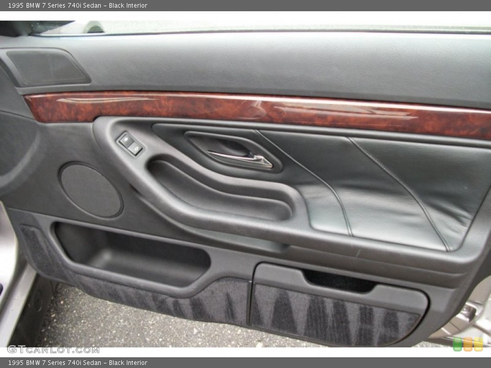 Black Interior Door Panel for the 1995 BMW 7 Series 740i Sedan #71698882