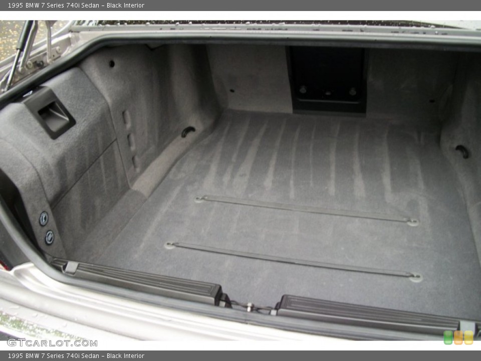 Black Interior Trunk for the 1995 BMW 7 Series 740i Sedan #71698913