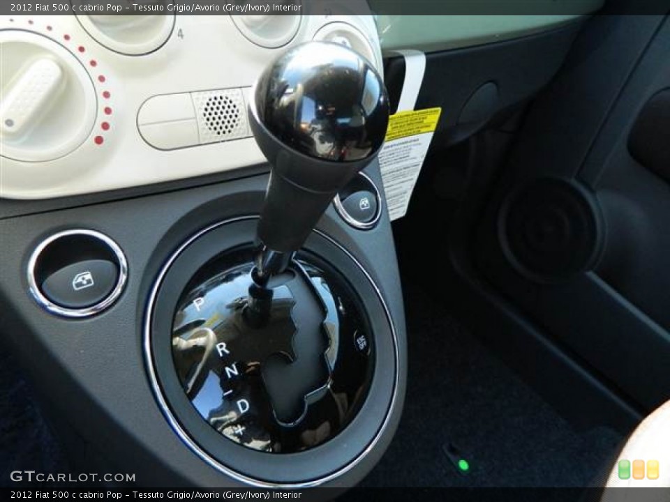 Tessuto Grigio/Avorio (Grey/Ivory) Interior Transmission for the 2012 Fiat 500 c cabrio Pop #71701801