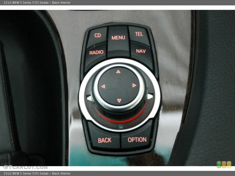Black Interior Controls for the 2010 BMW 5 Series 535i Sedan #71702971