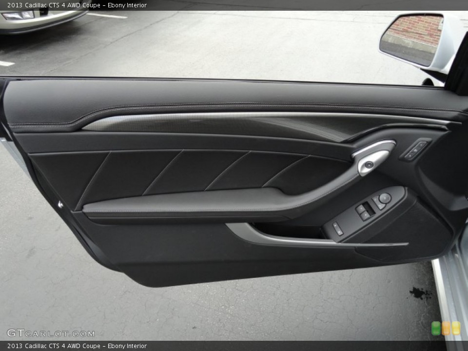 Ebony Interior Door Panel for the 2013 Cadillac CTS 4 AWD Coupe #71703661