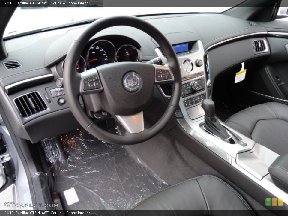 Ebony Interior Prime Interior for the 2013 Cadillac CTS 4 AWD Coupe #71703679