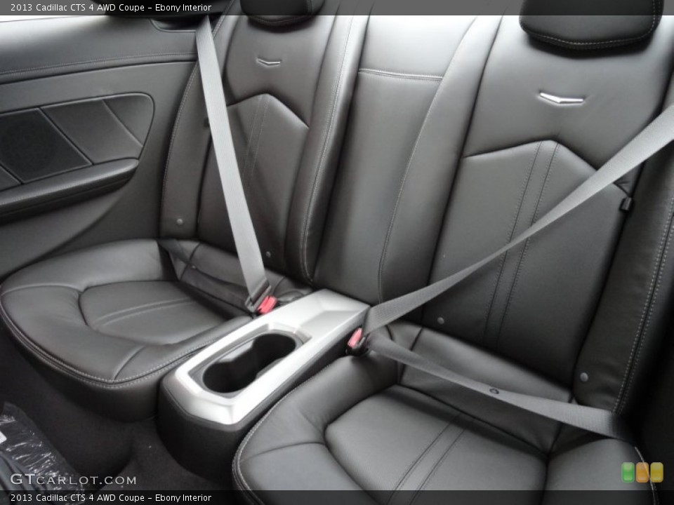 Ebony Interior Rear Seat for the 2013 Cadillac CTS 4 AWD Coupe #71703699
