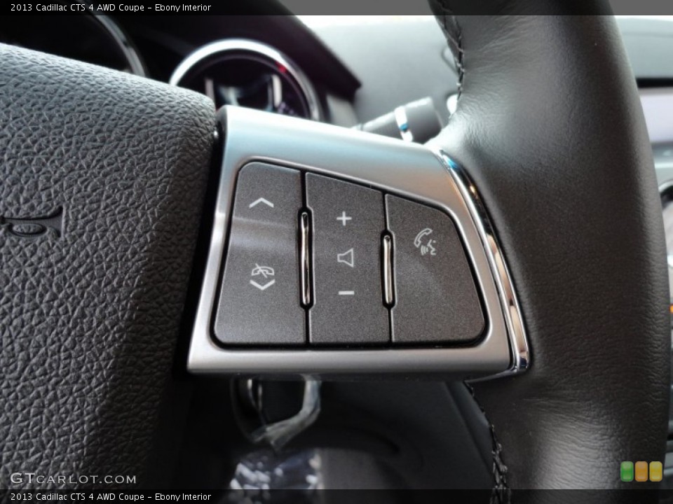 Ebony Interior Controls for the 2013 Cadillac CTS 4 AWD Coupe #71703765