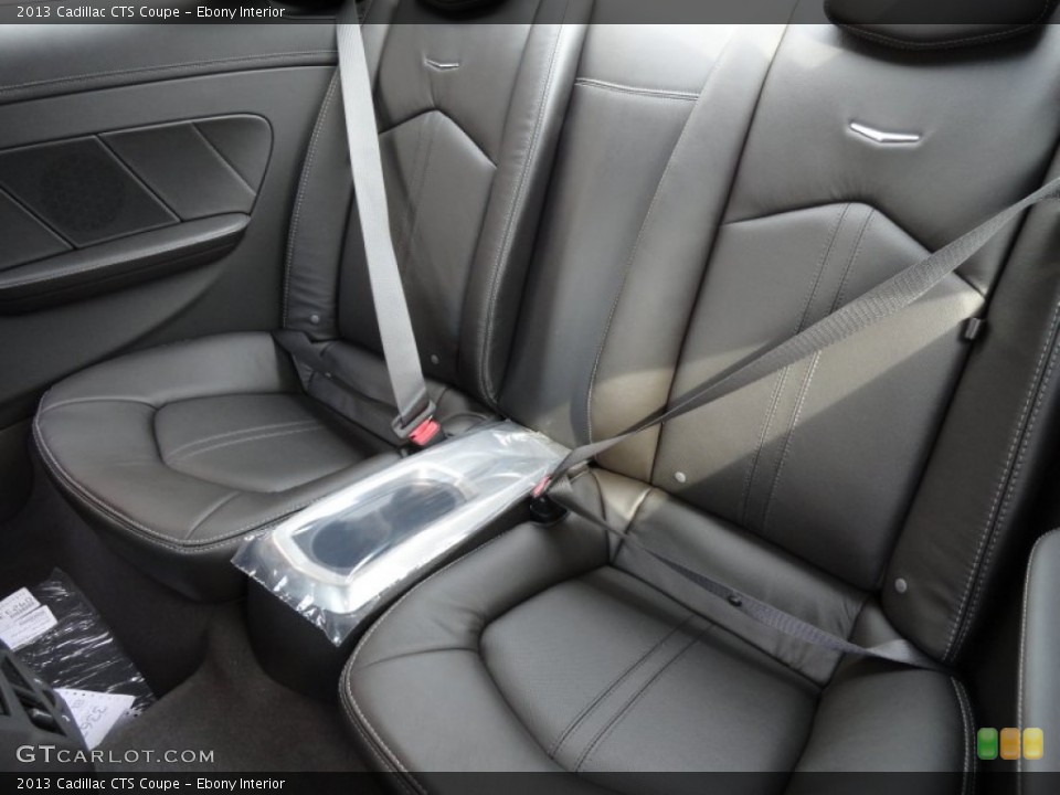 Ebony Interior Rear Seat for the 2013 Cadillac CTS Coupe #71703878