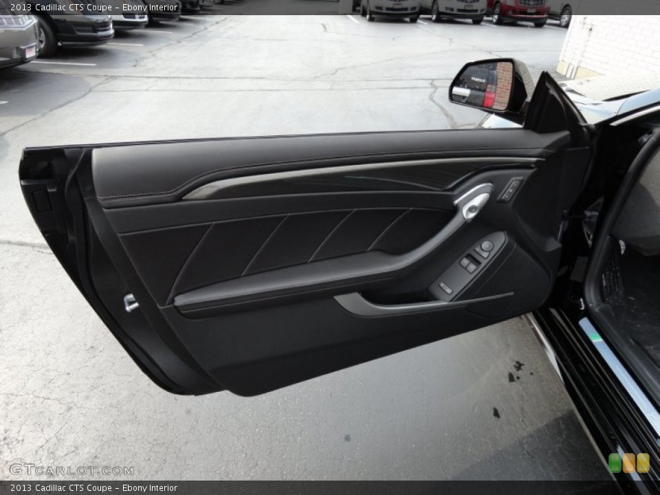 Ebony Interior Door Panel for the 2013 Cadillac CTS Coupe #71703907