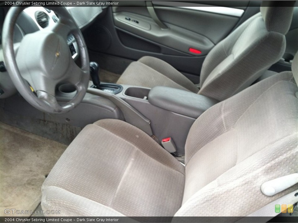 Dark Slate Gray Interior Photo for the 2004 Chrysler Sebring Limited Coupe #71706061