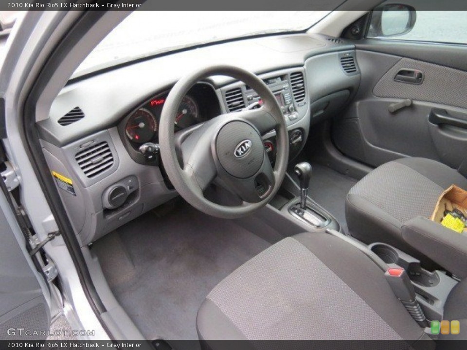 Gray Interior Prime Interior for the 2010 Kia Rio Rio5 LX Hatchback #71706859