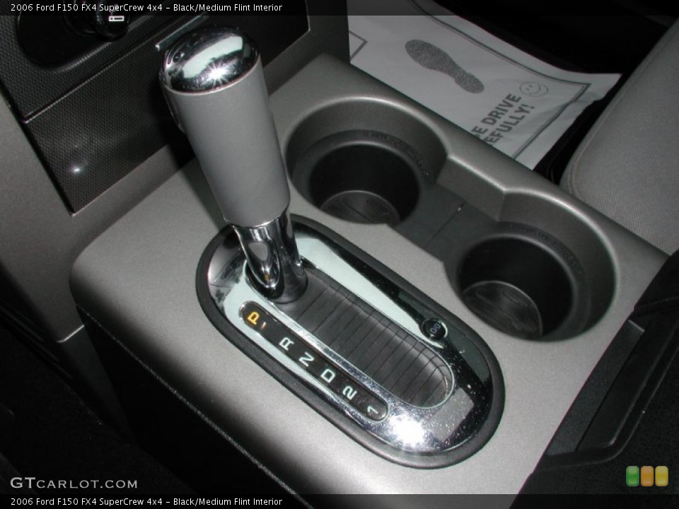 Black/Medium Flint Interior Transmission for the 2006 Ford F150 FX4 SuperCrew 4x4 #71707469