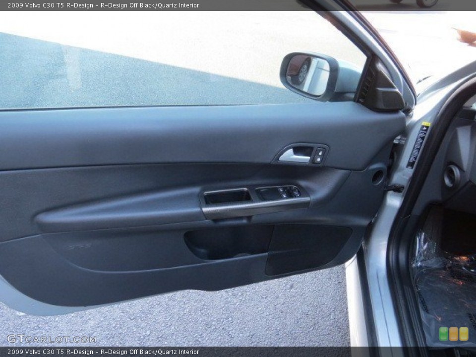 R-Design Off Black/Quartz Interior Door Panel for the 2009 Volvo C30 T5 R-Design #71708092