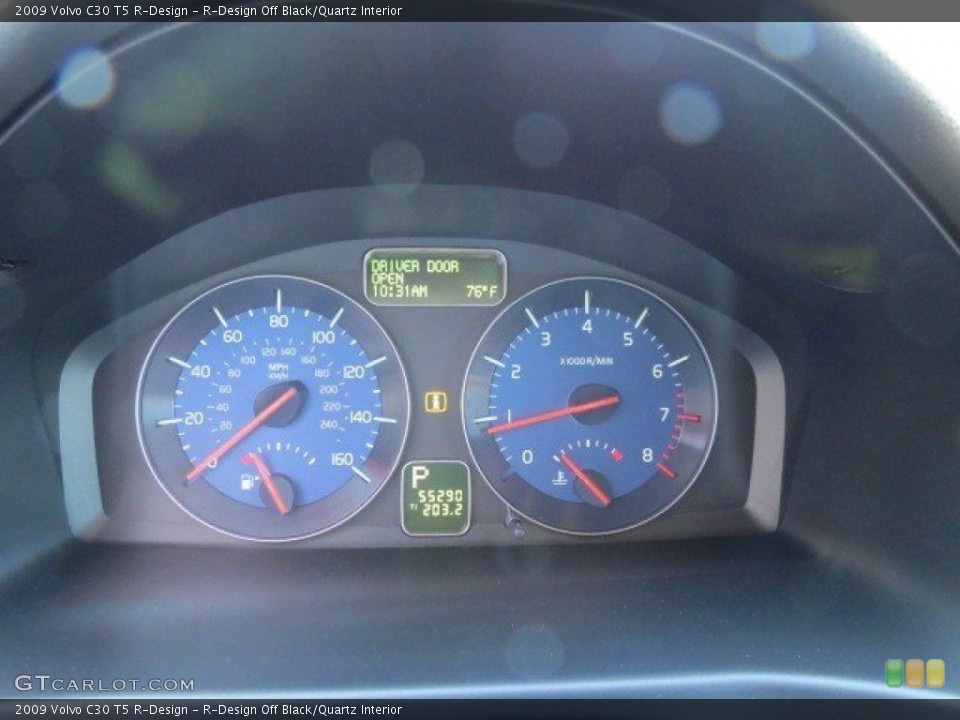 R-Design Off Black/Quartz Interior Gauges for the 2009 Volvo C30 T5 R-Design #71708150
