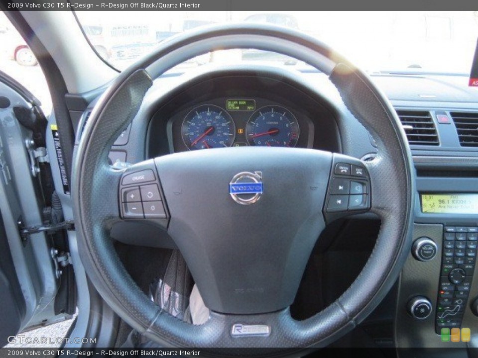 R-Design Off Black/Quartz Interior Steering Wheel for the 2009 Volvo C30 T5 R-Design #71708167