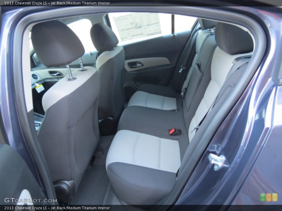 Jet Black/Medium Titanium Interior Rear Seat for the 2013 Chevrolet Cruze LS #71709499