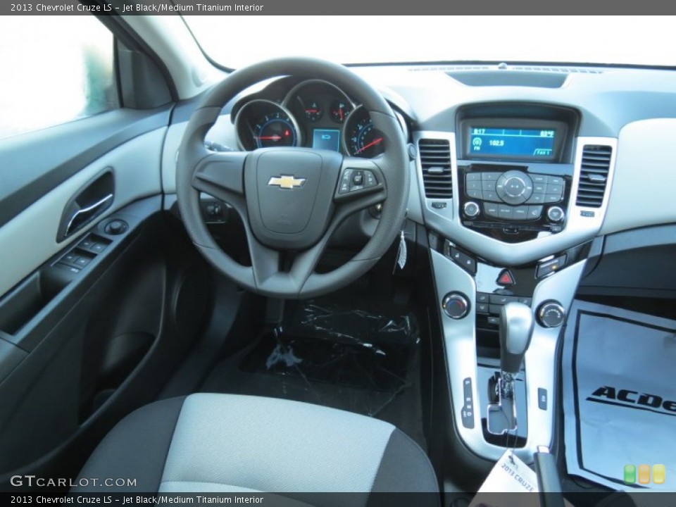 Jet Black/Medium Titanium Interior Dashboard for the 2013 Chevrolet Cruze LS #71709517